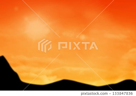 Mountain against cloudy sky 133847836