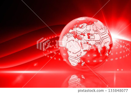 Global technology background 133848077