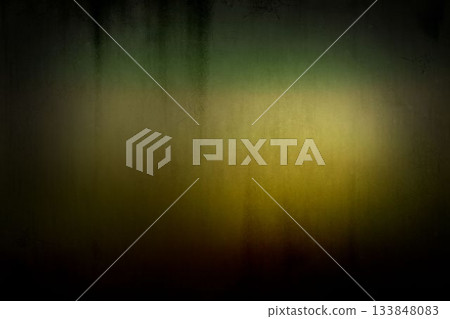 Abstract gradient is being shown in flat design, with vertical green to yellow to brown blend 133848083