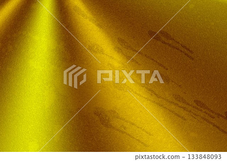 gold metallic fabric texture is being shown in close-up 3D render, with smooth gradient folds gold metallic fabric texture is being shown in close-up 3D render, with smooth gradient folds 133848093