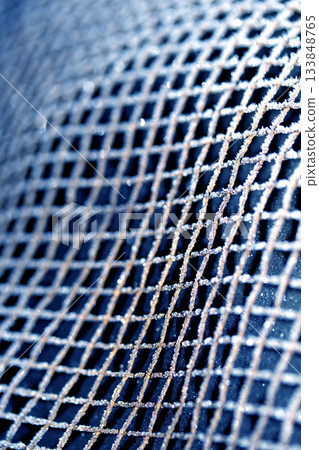 Abstract Frosty Ice Background in Blue natureal frost Abstract Frosty Ice Background in Blue natureal frost 133848765