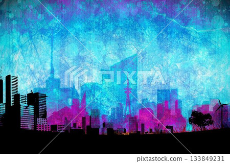 Artistic cityscape design Artistic cityscape design 133849231