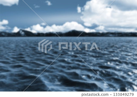 Scenic view of blue sea against sky 133849279