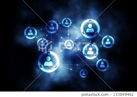 Online community background 133849462