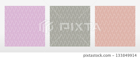 Set of abstract geometric patterns. Seamless vector backgrounds. Colored ornaments Graphic modern patterns Simple lattice graphic design 133849914