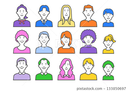 Icon set: People, Race 133850697