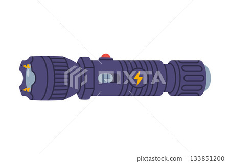 Stun Gun as Self-defense Tool and Equipment for Protection Vector Illustration 133851200