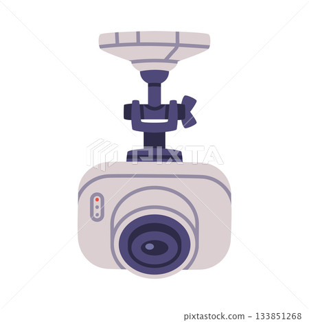 Wireless Security Camera as Closed-circuit Television Transmitting Video and Audio Signal Vector Illustration Wireless Security Camera as Closed-circuit Television Transmitting Video and Audio Signal Vector Illustration 133851268