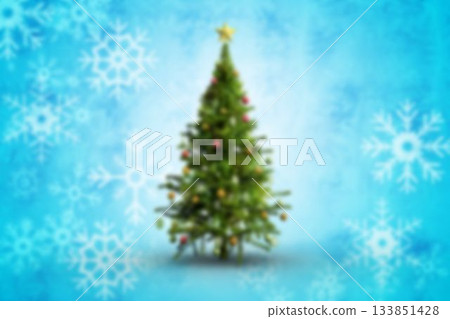 Blurred christmas tree background Blurred christmas tree background 133851428