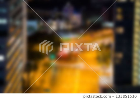 High angle view of illuminated street High angle view of illuminated street 133851530
