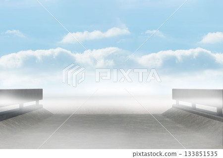 Road leading out to the horizon 133851535