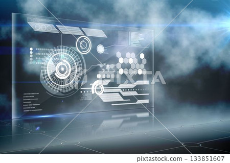 Futuristic technology interface Futuristic technology interface 133851607