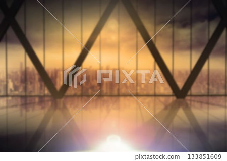 Reflection of architectural feature on flooring Reflection of architectural feature on flooring 133851609