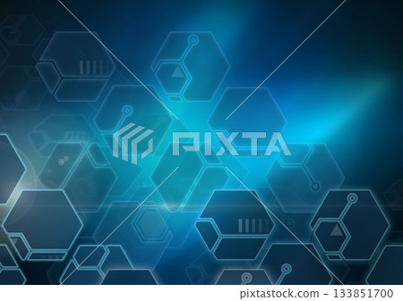 Abstract molecular structure background Abstract molecular structure background 133851700