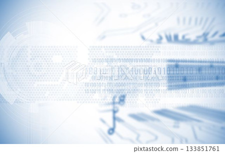 Binary code over circuit board Binary code over circuit board 133851761