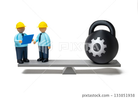 Engineers are looking for a solution to a technical problem. Innovation, engineering teamwork, research and development. Industrial troubleshooting and technology project management. Engineers are looking for a solution to a technical problem. Innovation, engineering teamwork, research and development. Industrial troubleshooting and technology project management. 133851938
