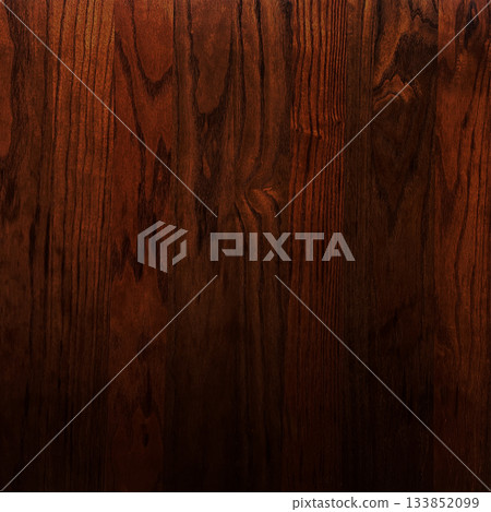 Background image of a dark brown square table with an aged wood grain Background image of a dark brown square table with an aged wood grain 133852099