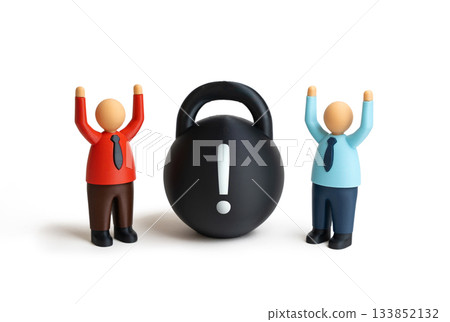 The cause of the confrontation between two business rivals is the lack of collaboration between departments or employees. Workplace conflict , team management and corporate culture. The cause of the confrontation between two business rivals is the lack of collaboration between departments or employees. Workplace conflict , team management and corporate culture. 133852132