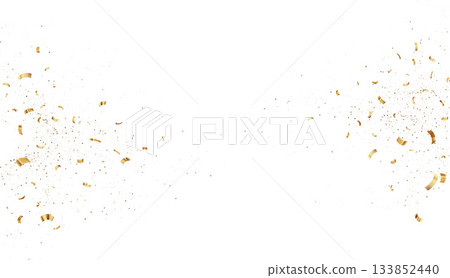 Gold Metallic Confetti Isolated om Transparent Background. Abstract Shiny Golden Glitter Splash Decoration. Festive Background. Vector design element for Merry Christmas and Happy New Year Card Gold Metallic Confetti Isolated om Transparent Background. Abstract Shiny Golden Glitter Splash Decoration. Festive Background. Vector design element for Merry Christmas and Happy New Year Card 133852440