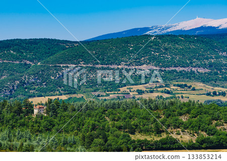 Mont Ventoux, mountain in Provence, France 133853214