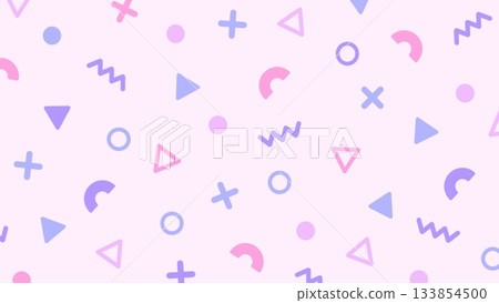 Simple and pop geometric business background 133854500