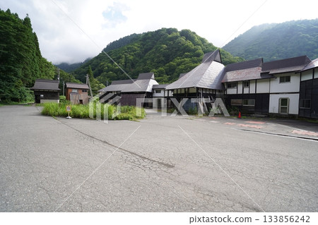 2025年8月6日，長野縣桐明溫泉，中津川橋附近的溫泉小鎮 133856242