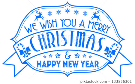 Retro Christmas Background Retro Christmas Background 133856301