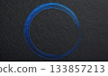 人工智慧圖像：用毛筆在黑色日本紙上畫的圓圈 133857213