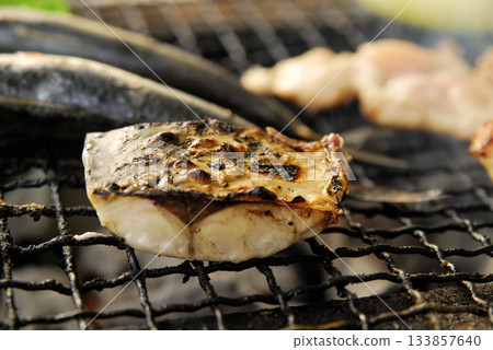 Meal to enjoy with charcoal grill Meal to enjoy with charcoal grill 133857640