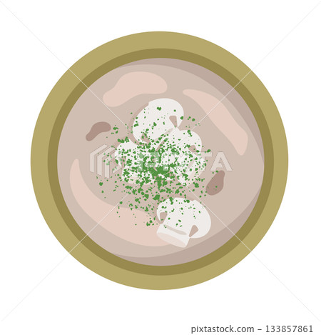 蘑菇濃湯插圖 蘑菇濃湯插圖 133857861