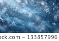 一幅美麗閃亮的雪花飄落的畫面 133857996