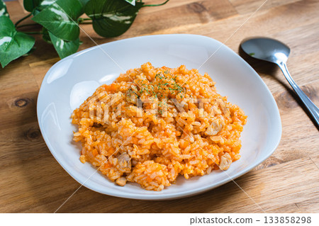chicken rice chicken rice 133858298