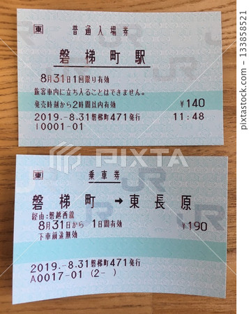 磐梯町站車票 磐梯町站車票 133858521