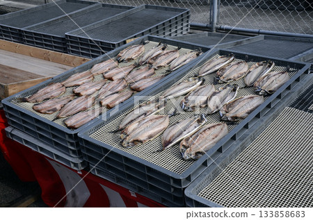 Dried dried fish 133858683