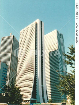Shinjuku Subcenter High-rise Building District during redevelopment in the 1980s Shinjuku Subcenter High-rise Building District during redevelopment in the 1980s 133860099