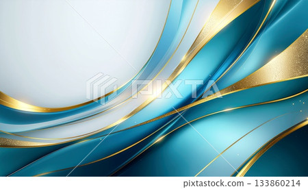 奢華的藍色金屬金色抽象背景,適用於時尚、化妝品和婚禮產業。 奢華的藍色金屬金色抽象背景,適用於時尚、化妝品和婚禮產業。 133860214