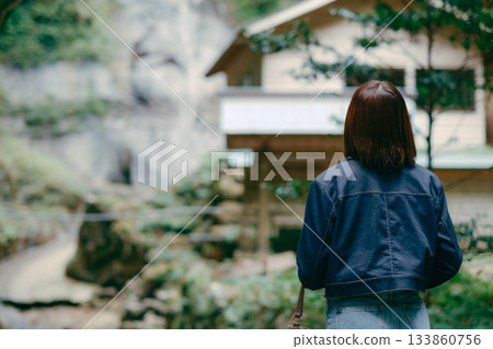 Woman taking a break in nature Woman taking a break in nature 133860756