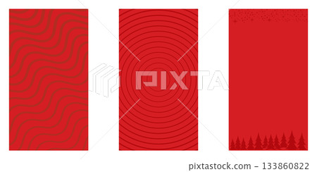 Red Christmas geometric vertical background collection. Merry Christmas vertical poster, social media post stories layout, quiz backdrop, square banner design template set Red Christmas geometric vertical background collection. Merry Christmas vertical poster, social media post stories layout, quiz backdrop, square banner design template set 133860822