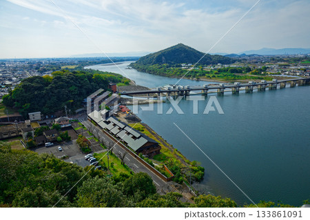 View of the Kiso River from Inuyama Castle View of the Kiso River from Inuyama Castle 133861091