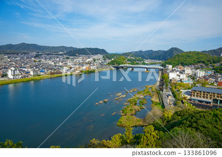 View of Inuyama Bridge from Inuyama Castle View of Inuyama Bridge from Inuyama Castle 133861096