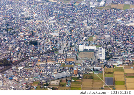 埼玉縣川越市民運動場鳥瞰圖 133861328