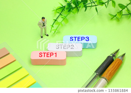 Three steps Three steps 133861884