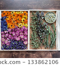 Lots of tinctures, dried herb leaves and flowers Lots of tinctures, dried herb leaves and flowers 133862106