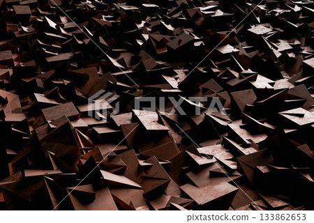 背景素材包含破壞景象。 133862653