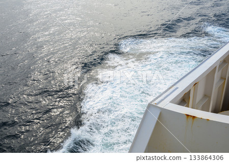 Ship wake and waves Ship wake and waves 133864306