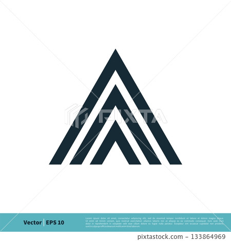 Letter A Icon Vector Logo Template Illustration Design. Vector EPS 10. Letter A Icon Vector Logo Template Illustration Design. Vector EPS 10. 133864969