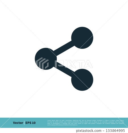 Share Icon Vector Logo Template Illustration Design. Vector EPS 10. 133864995