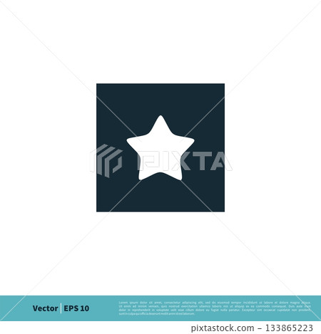 Simple Star Shape Icon Vector Logo Template Illustration Design. Vector EPS 10. Simple Star Shape Icon Vector Logo Template Illustration Design. Vector EPS 10. 133865223