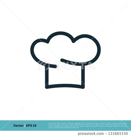 Chef Hat Icon Vector Logo Template Illustration Design. Vector EPS 10. Chef Hat Icon Vector Logo Template Illustration Design. Vector EPS 10. 133865330