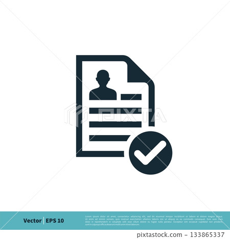 Paper / Document Icon Vector Logo Template Illustration Design. Vector EPS 10. Paper / Document Icon Vector Logo Template Illustration Design. Vector EPS 10. 133865337